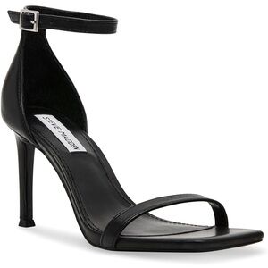 Steve Madden Black Ankle Strap Heels